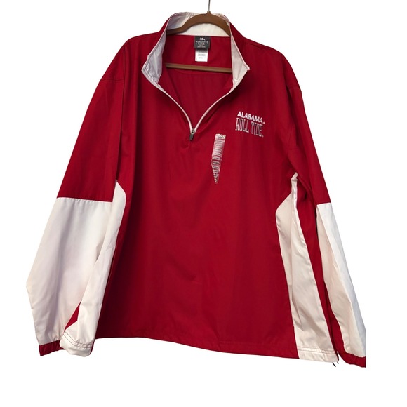 Knights Apparel Other - Knights Apparel Alabama Crimson Tide Quarter Zip Windbreaker Red‎ Mens 2XL